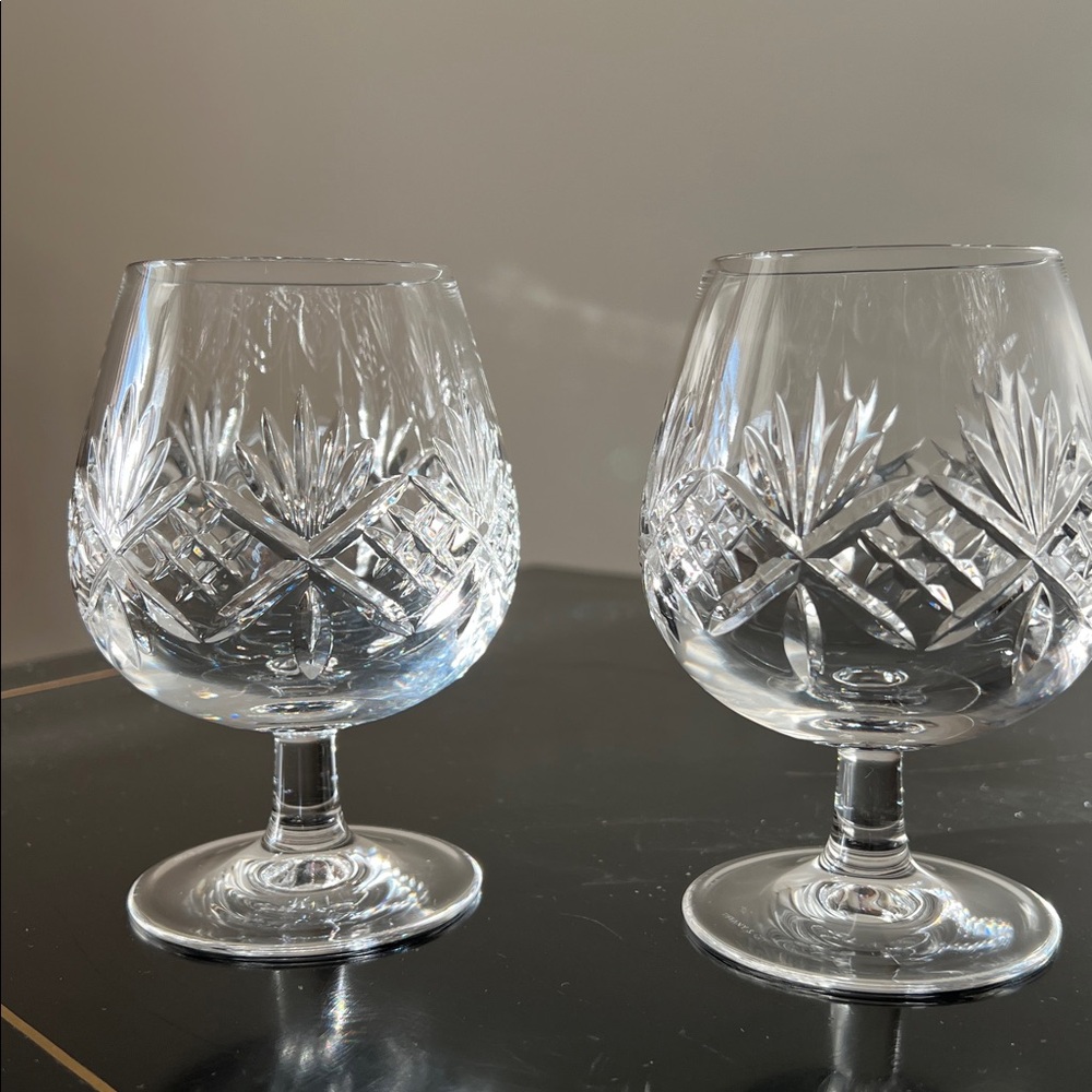 Tiffany & Co Crystal Cut Glass Brandy Snifters - Set of 2 - Picture 4 of 4